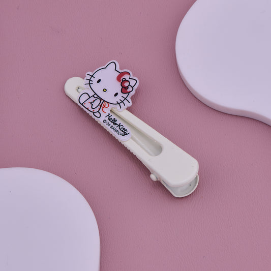 Cute Kitty White Hair Clip