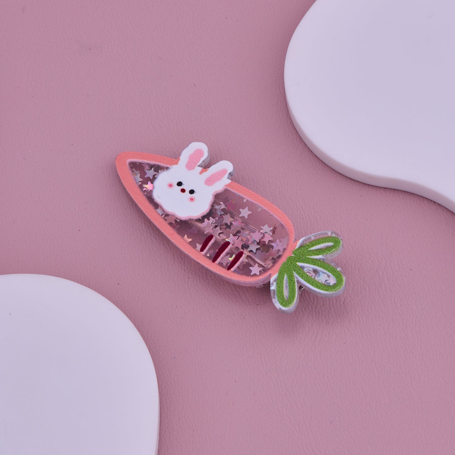 Cute Bunny Carrot Hair Clip for Kids