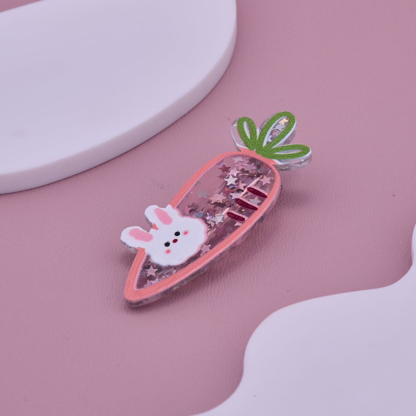Cute Bunny Carrot Hair Clip for Kids