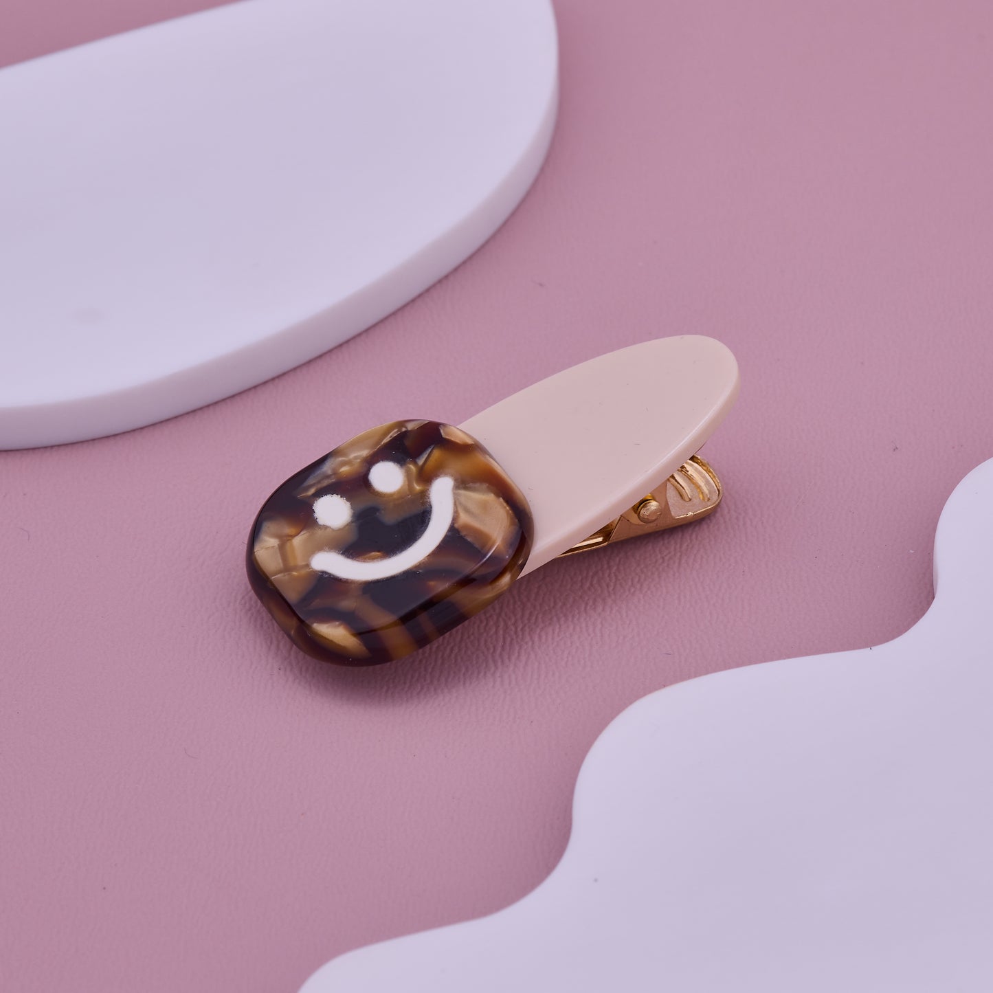 Trendy Smiley Hair Clip for Girls