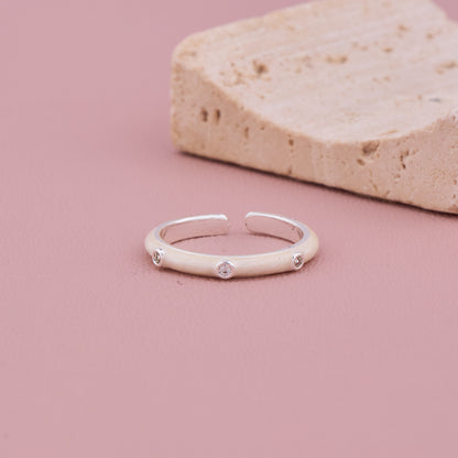 Minimalist Silver Band Ring