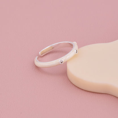 Minimalist Silver Band Ring