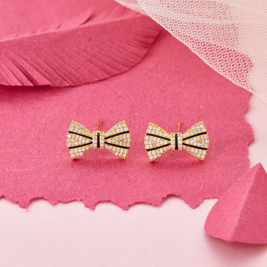 Elegant Diamond-Studded Earrings