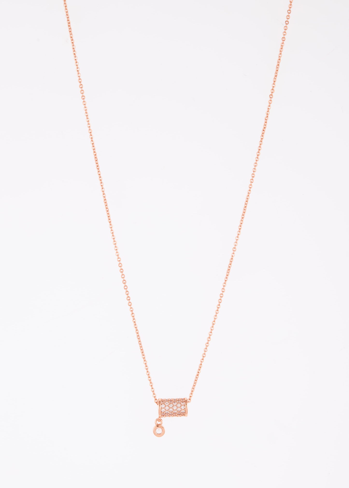Floral Elegance Rose Gold Necklace