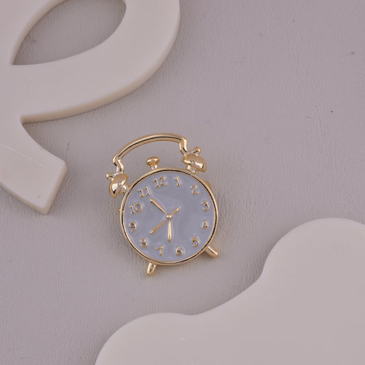 Vintage Clock Brooch