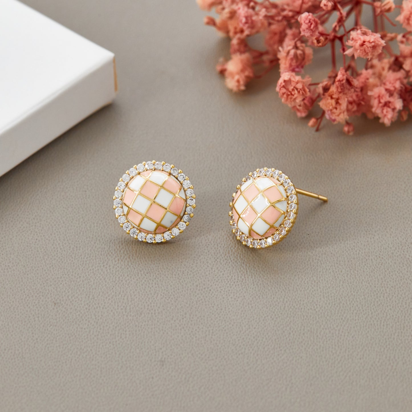 Elegant Diamond & Crystal Earrings