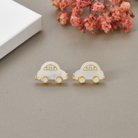 Car-Shaped Playful Earrings