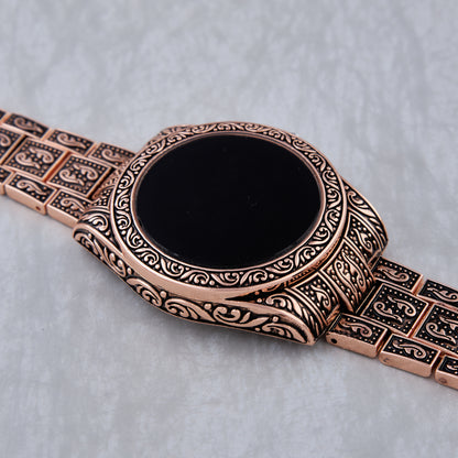 Antique Copper Digital Ethnic Watch