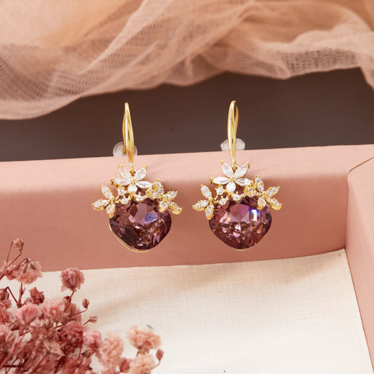 Elegant Floral-Inspired Earrings