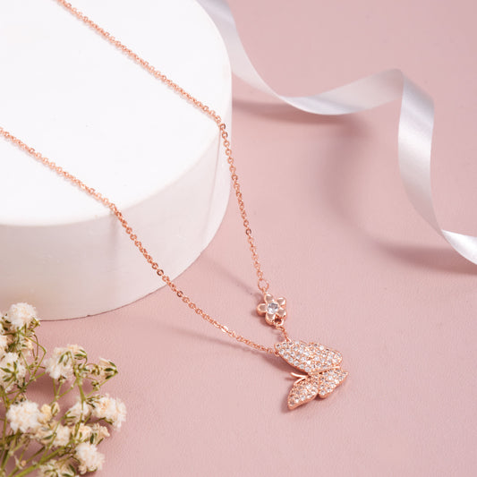 Rosy Reverie Pendant Necklace