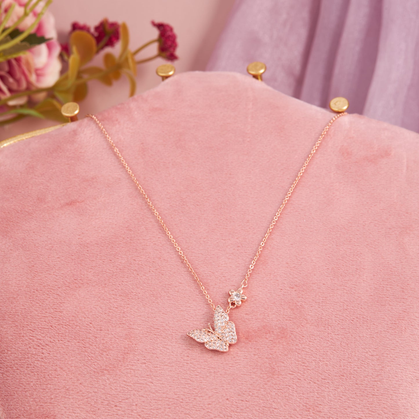 Rosy Reverie Pendant Necklace