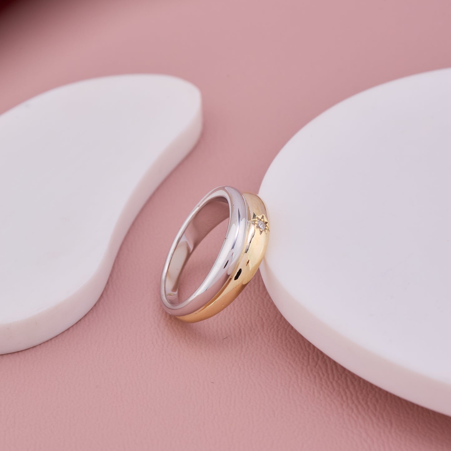 Two-Tone Star Ring