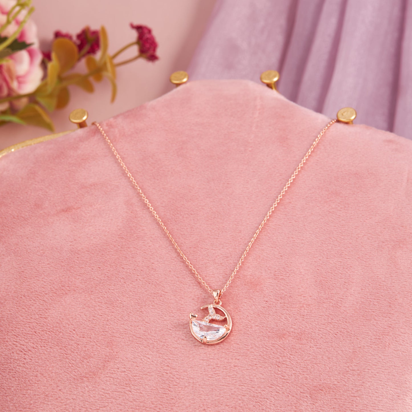 Floral Whisper Pendant Necklace