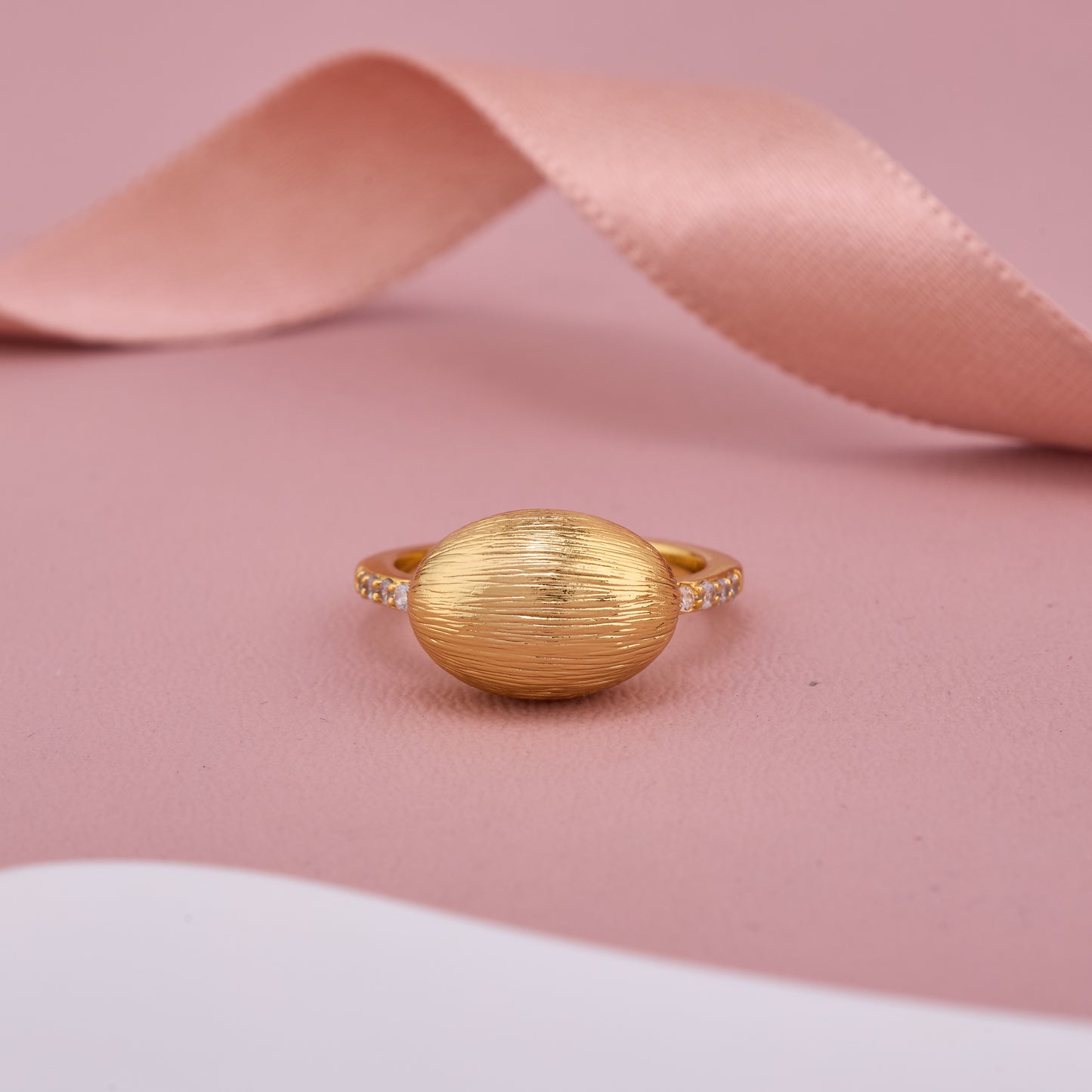 Gold Dome Statement Ring