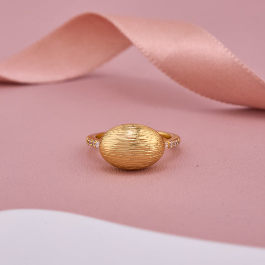 Gold Dome Statement Ring
