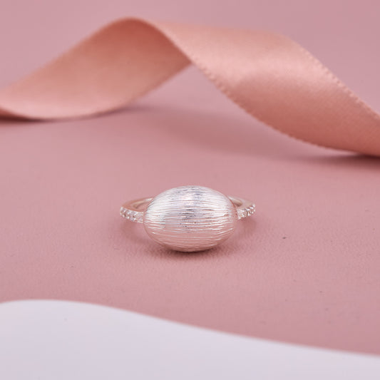 Silver Dome Statement Ring
