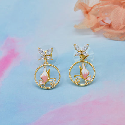 Floral Motif Earrings – Elegant & Stylish Fashion Accessory