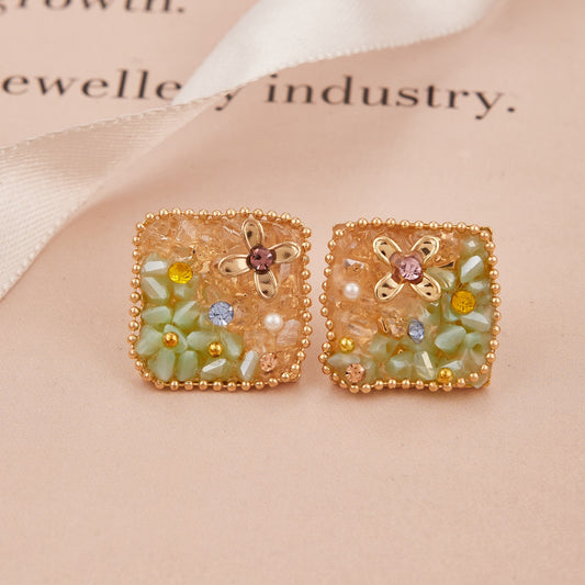 Elegant Earrings with Intricate Design