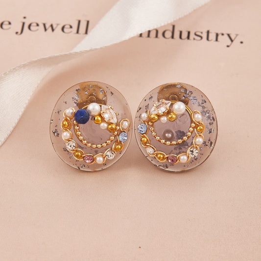 Whimsical Earrings with a Touch of Sparkle