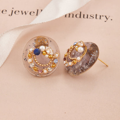 Whimsical Earrings with a Touch of Sparkle