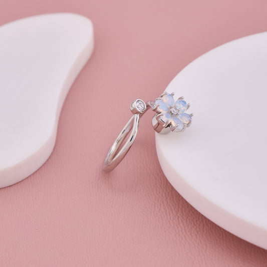 Diamond Flower Ring