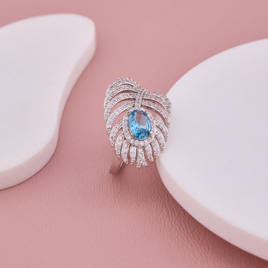 Peacock Feather Ring