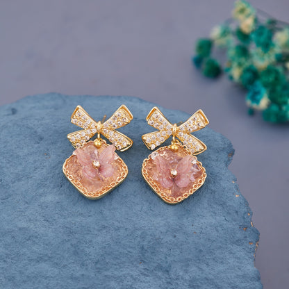 Artistic Enamel Earrings Showcasing Creative Design