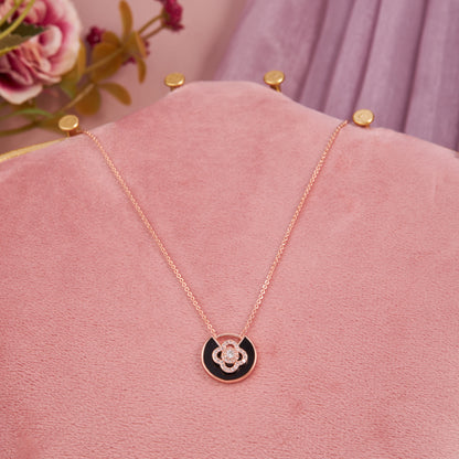 Floral Charm Pendant Necklace