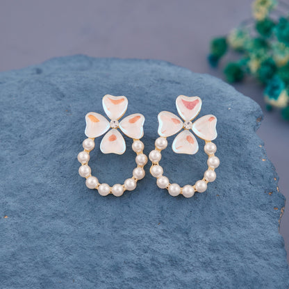 Artisan Earrings with Pearls, Beads, or Gemstone Accents