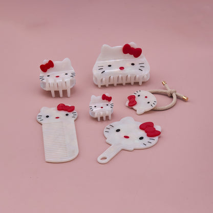 Cute Hello Kitty Hair Accessories Set