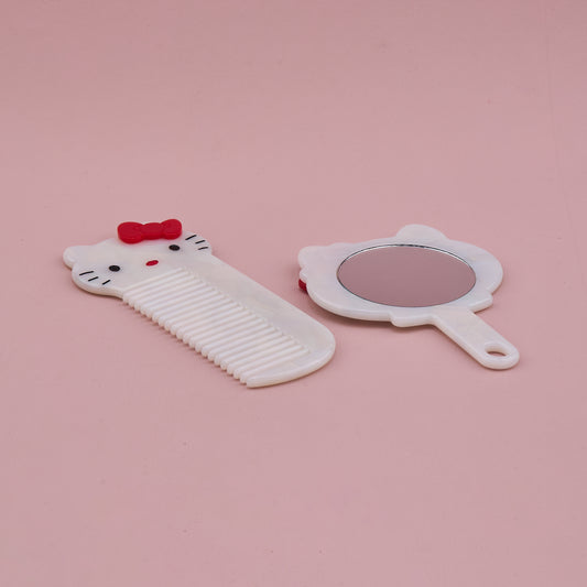 Hello Kitty Comb and Mirror Set
