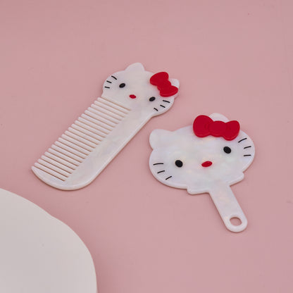 Hello Kitty Comb and Mirror Set