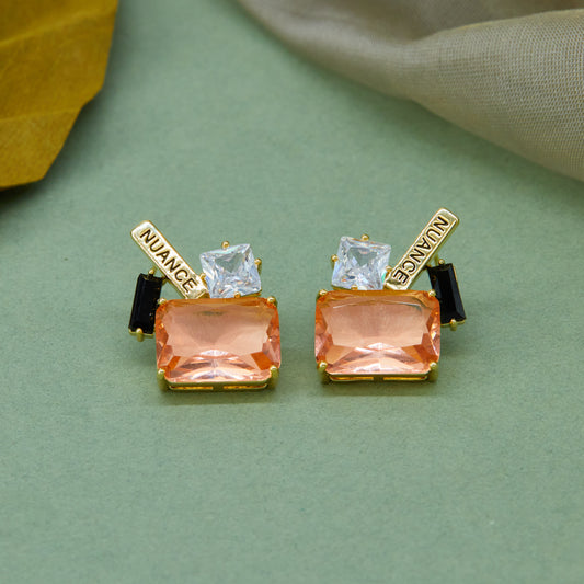 Radiant Square-Cut Baguette Earrings