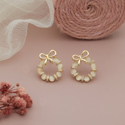 Bow & Pearl Earrings – Unique and Elegant Fashion Accessory