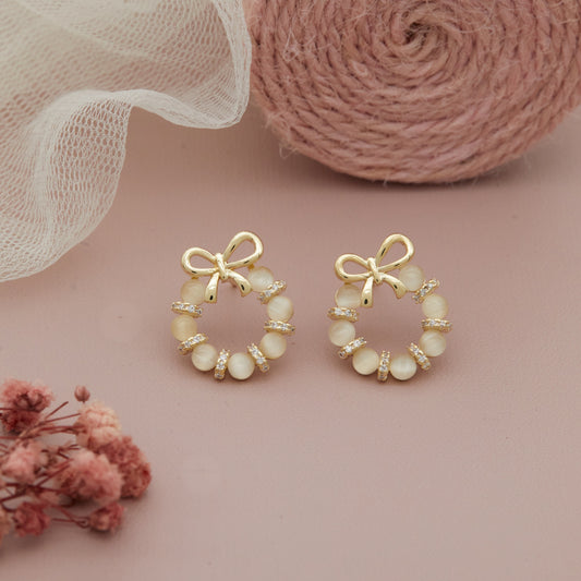 Bow & Pearl Earrings – Unique and Elegant Fashion Accessory