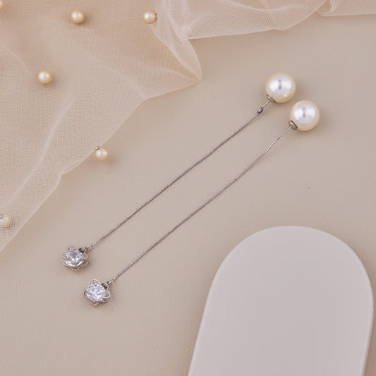 Ivory & Pearl Earrings Timeless Sophistication