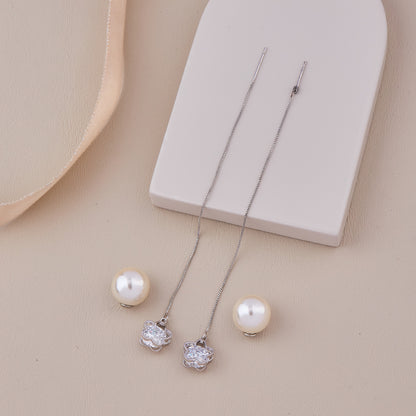 Ivory & Pearl Earrings Timeless Sophistication