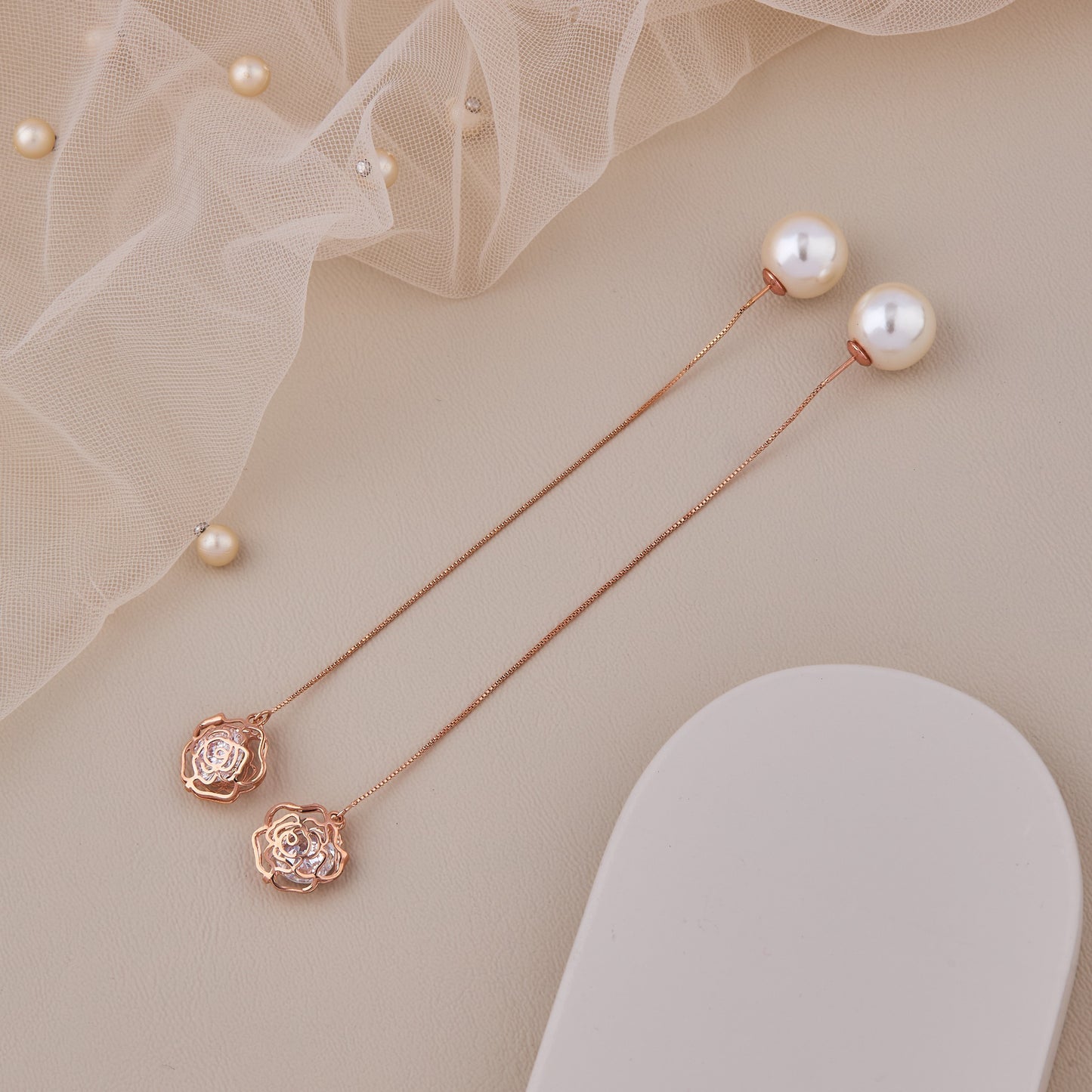 Pearl Elegance Earrings Subtle Sophistication