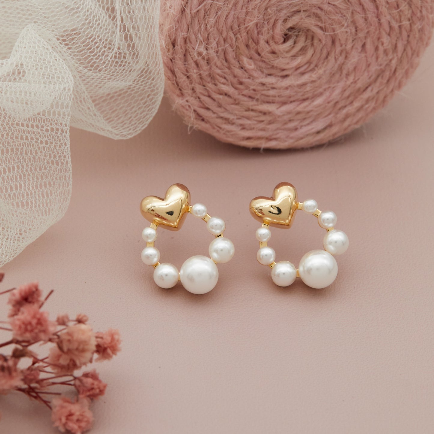 Pearl Earrings with Artistic Handmade Touch – Fashion & Craft