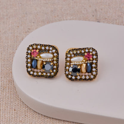 Prism Stone Earrings A Splash of Color & Sparkle