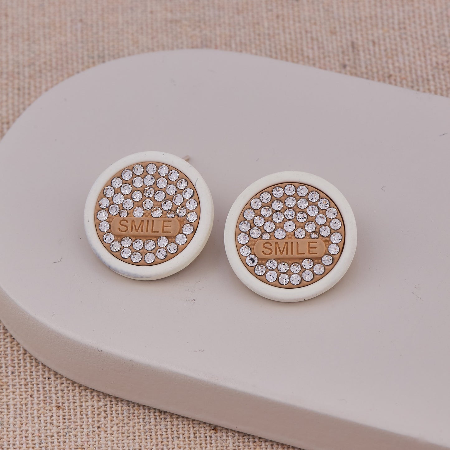 Celeste Diamond Circle Earrings Timeless Elegance