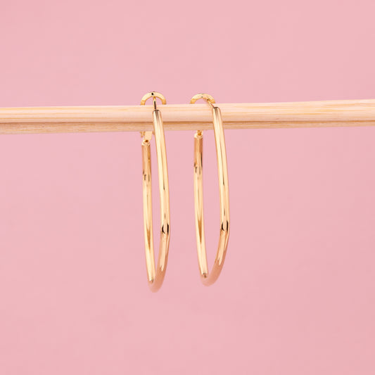 Golden Glow Classic Hoops