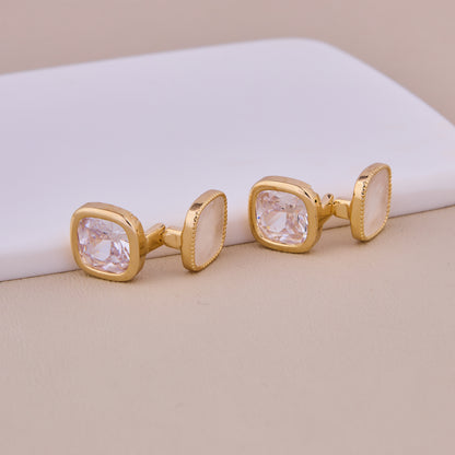 Golden Glow Cushion Studs