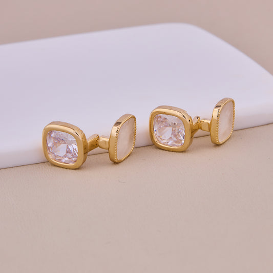 Golden Glow Cushion Studs