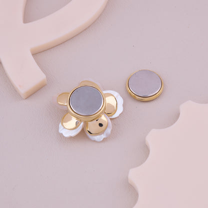 Ivory Pearl Blossom Brooch