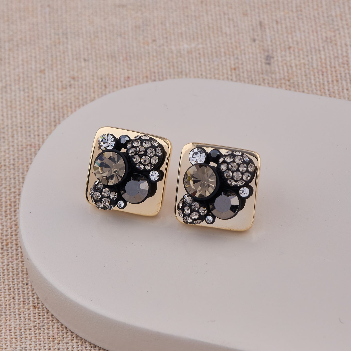 Crystal Spark Earrings Timeless Brilliance