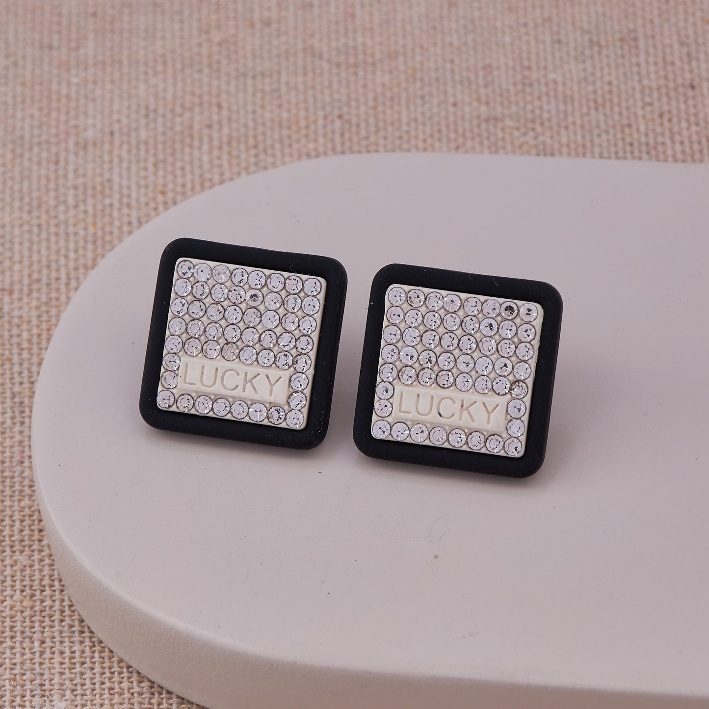 Diamond Wheat Spike Earrings