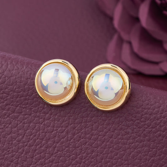 Round Golden Earrings
