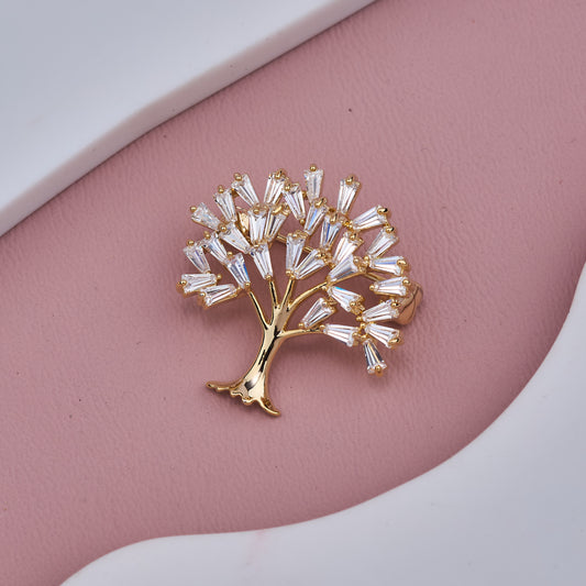 Sparkling Tree Brooch