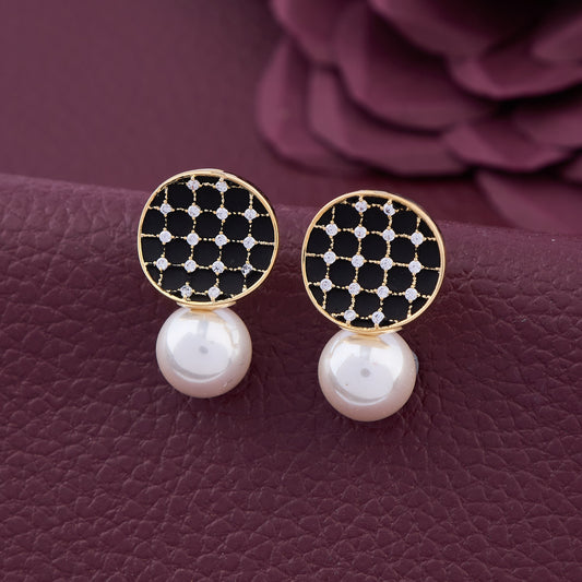 Radiance in Bloom Artistic Gold Earrings